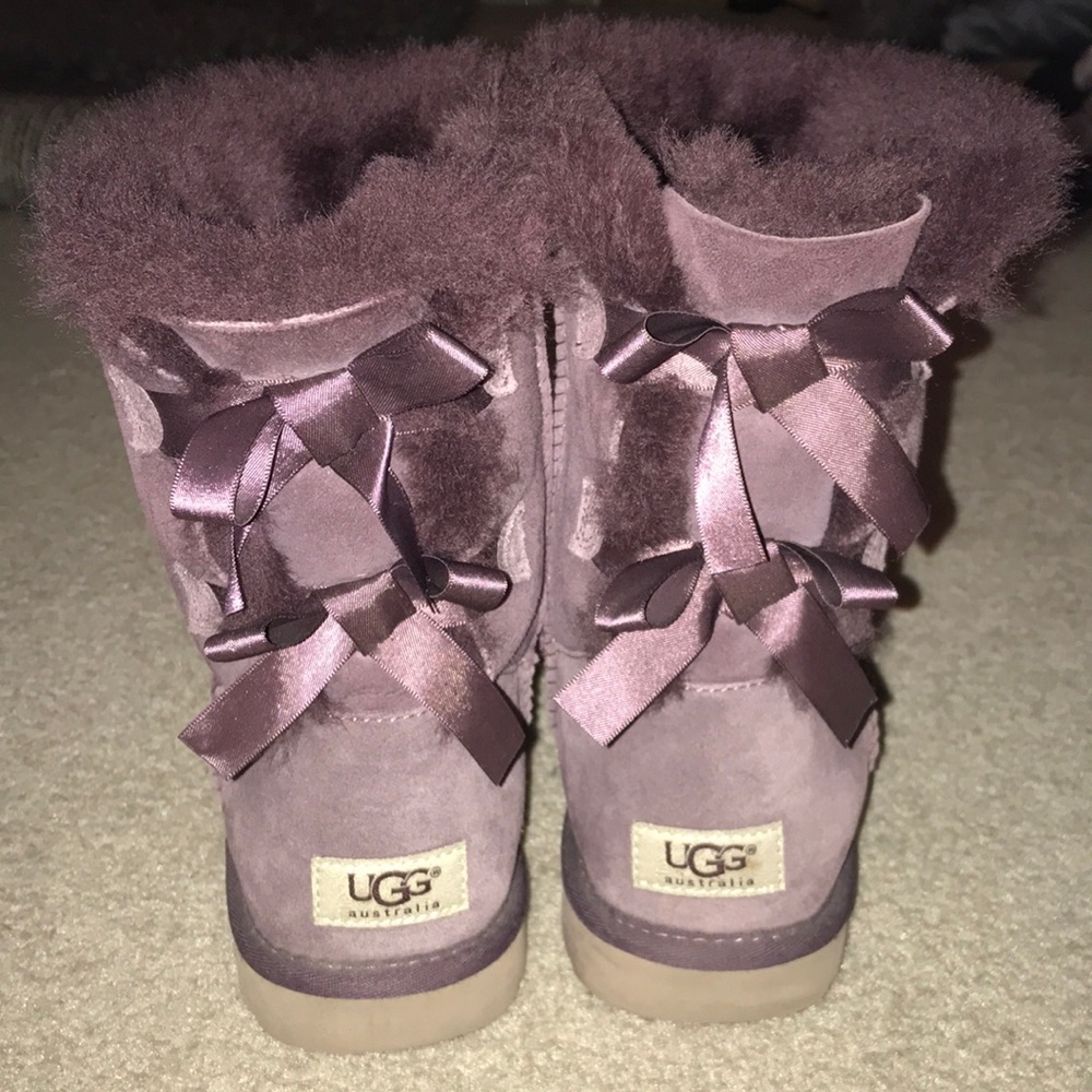 Purple Bow Uggs